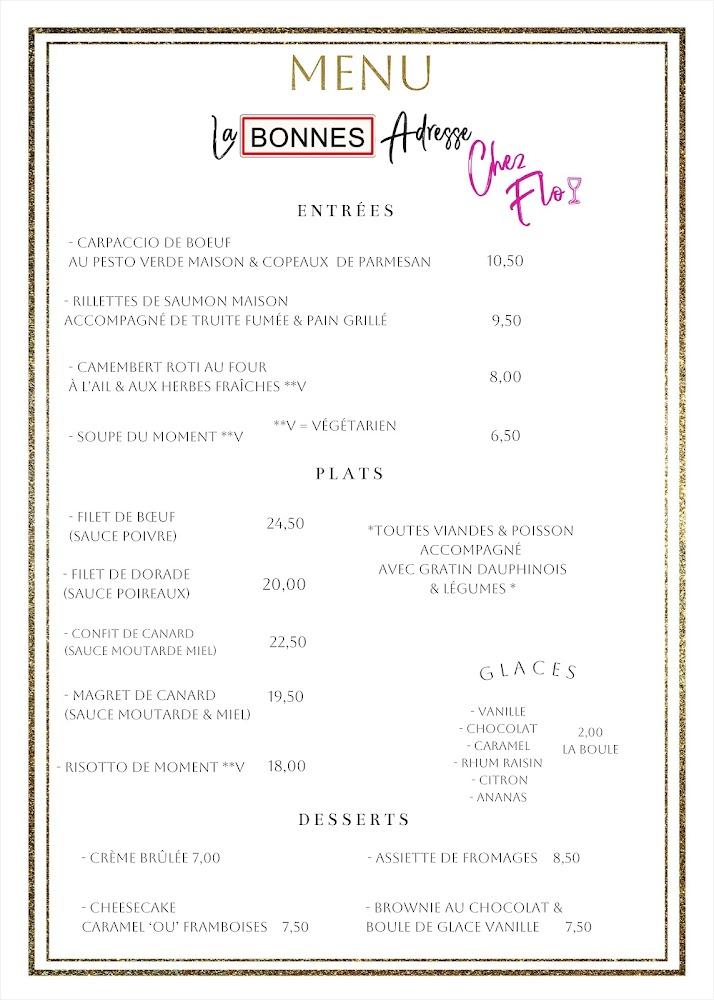 La Bonnes Adresse - Menu Image 1