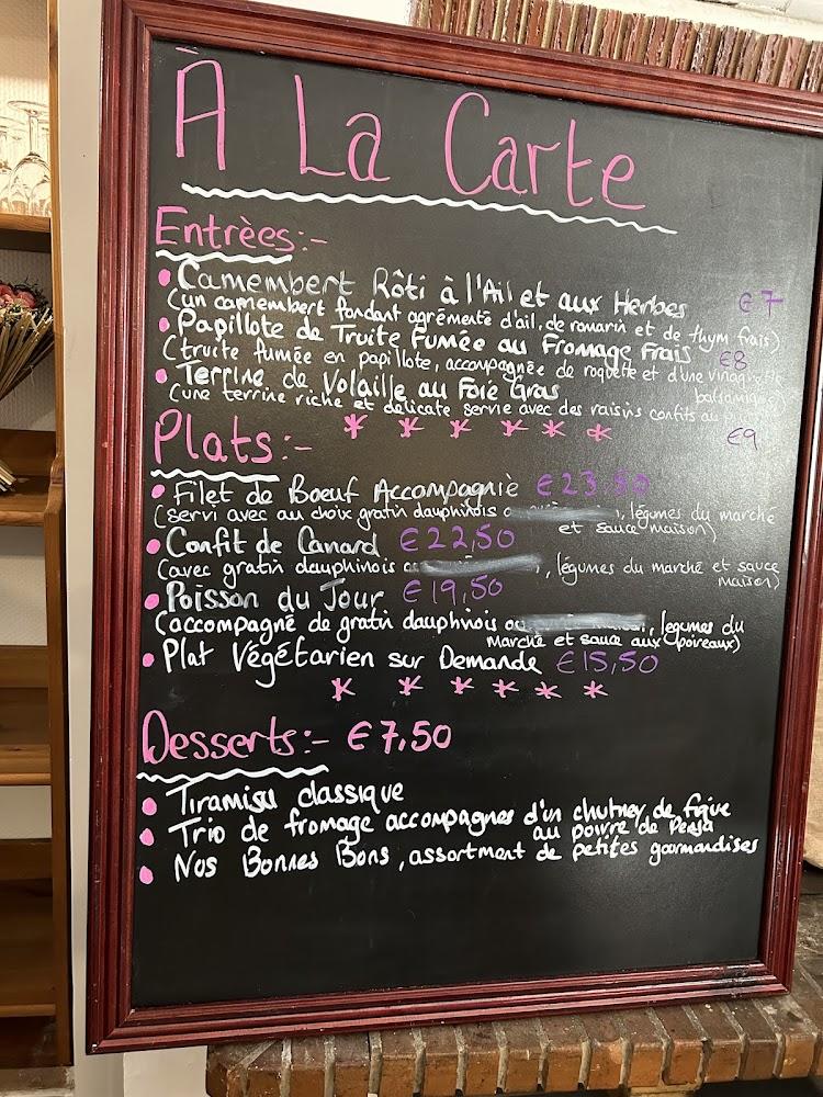 La Bonnes Adresse - Menu Image 2